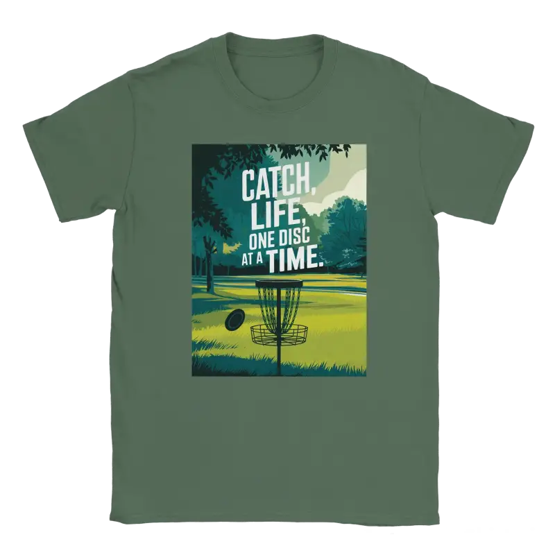 Disk Golf Catch one Disc at a Time Shirt - RenegadeShirts.io #