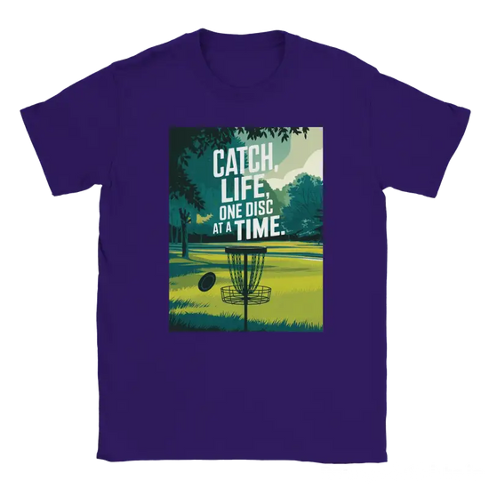 Disk Golf Catch one Disc at a Time Shirt - RenegadeShirts.io #