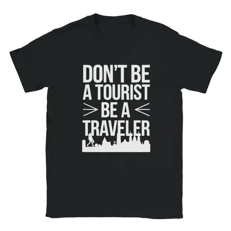 Dont Be A Tourist Ba A Traveler Tshirt - RenegadeShirts.io #