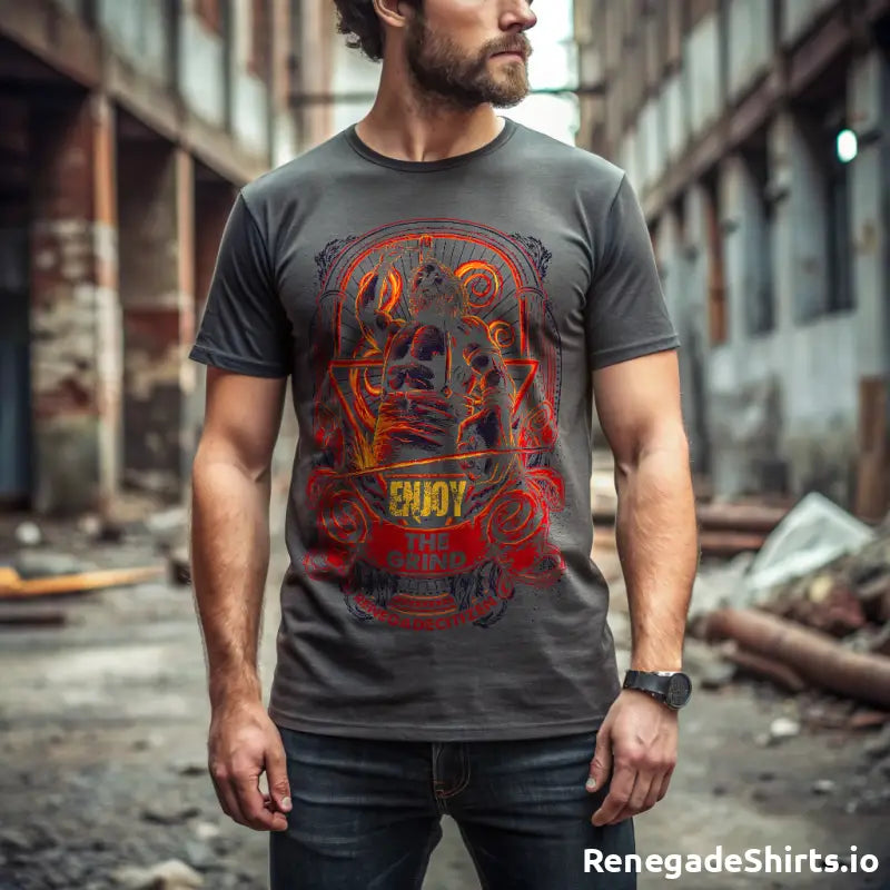 Enjoy The Grind T-Shirt - RenegadeShirts.io #