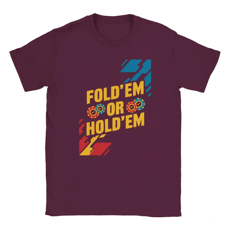 Fold'em or Hold'em poker T-shirt - RenegadeShirts.io #