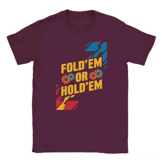 Fold'em or Hold'em poker T-shirt - RenegadeShirts.io #