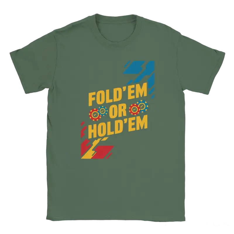 Fold'em or Hold'em poker T-shirt - RenegadeShirts.io #