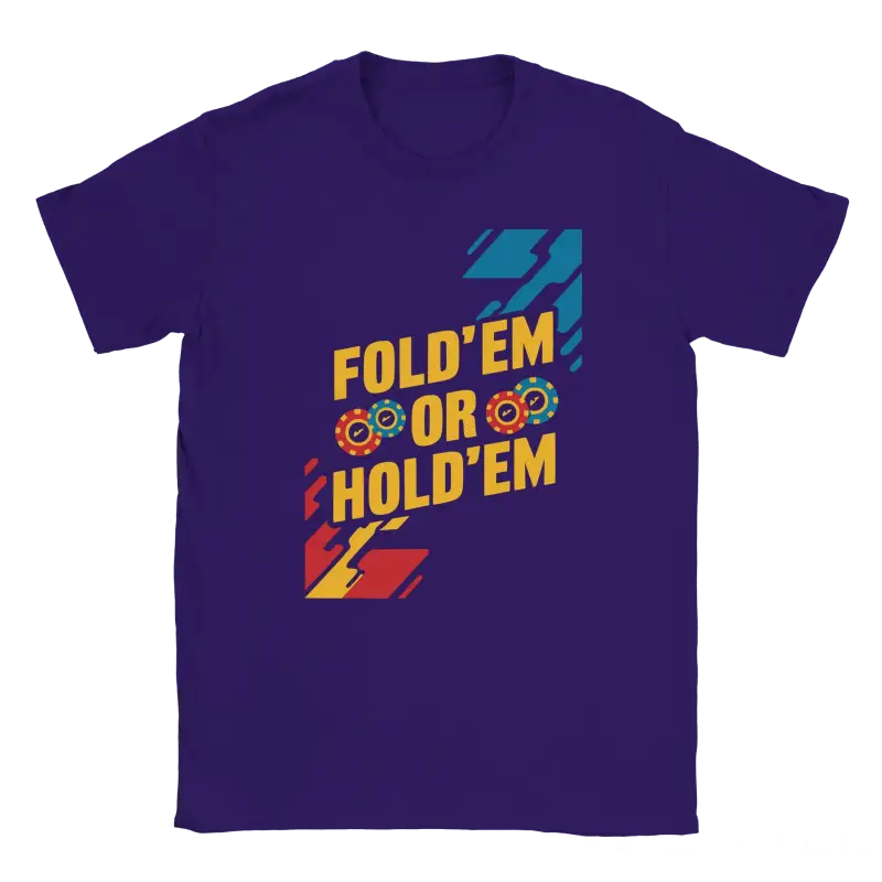 Fold'em or Hold'em poker T-shirt - RenegadeShirts.io #