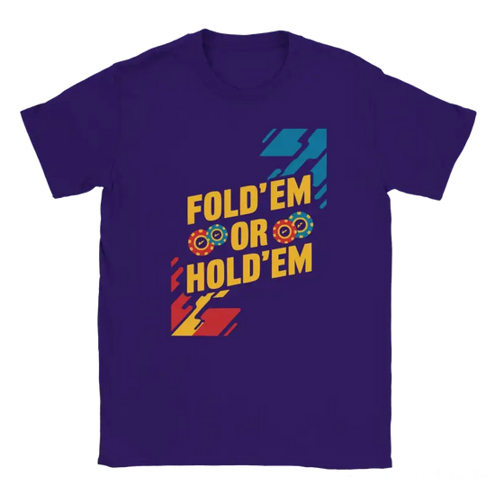 Fold'em or Hold'em poker T-shirt - RenegadeShirts.io #