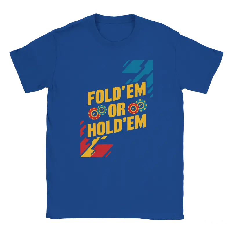 Fold'em or Hold'em poker T-shirt - RenegadeShirts.io #