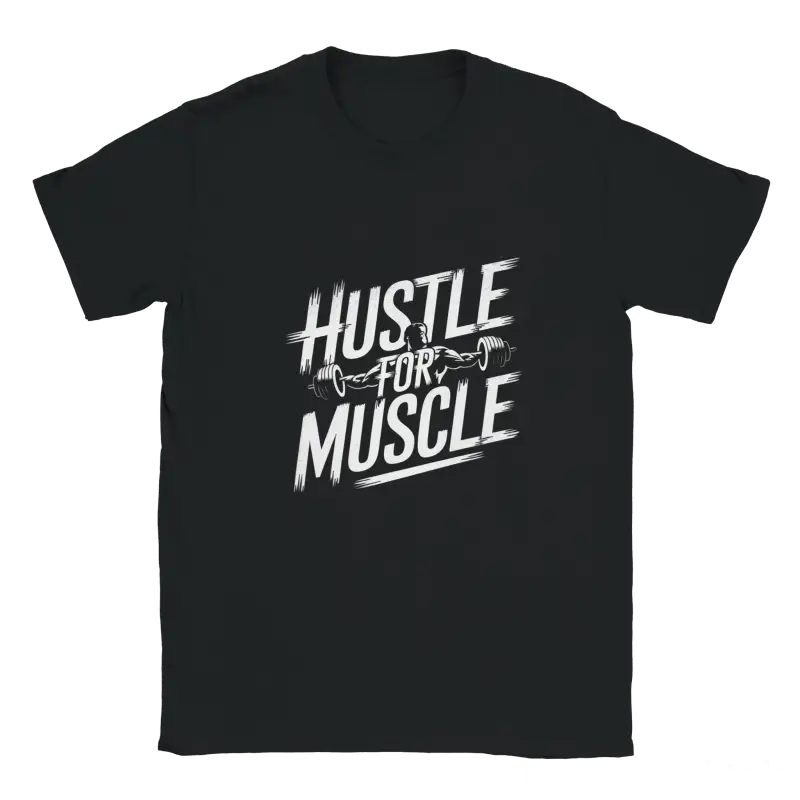 Hustle for Muscle motiviational gym Shirt - RenegadeShirts.io #