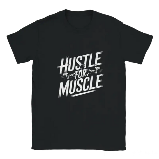 Hustle for Muscle motiviational gym Shirt - RenegadeShirts.io #