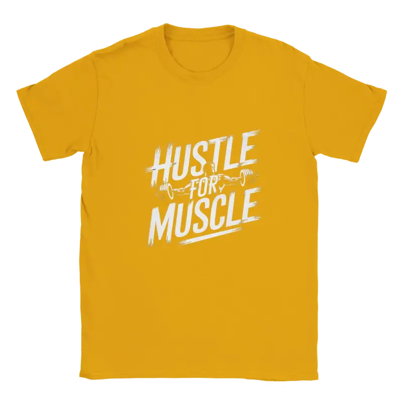 Hustle for Muscle motiviational gym Shirt - RenegadeShirts.io #