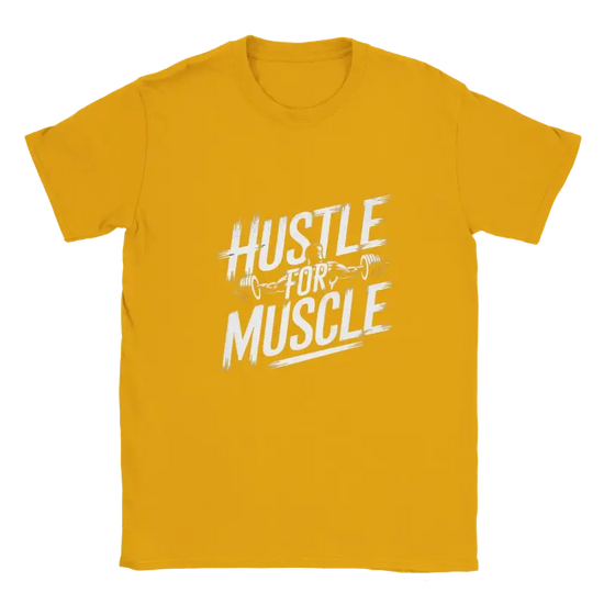 Hustle for Muscle motiviational gym Shirt - RenegadeShirts.io #