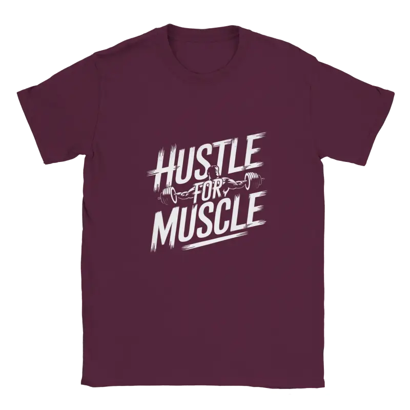 Hustle for Muscle motiviational gym Shirt - RenegadeShirts.io #