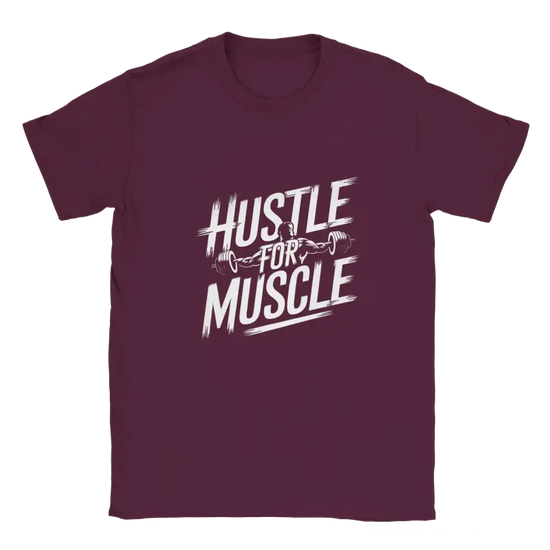 Hustle for Muscle motiviational gym Shirt - RenegadeShirts.io #