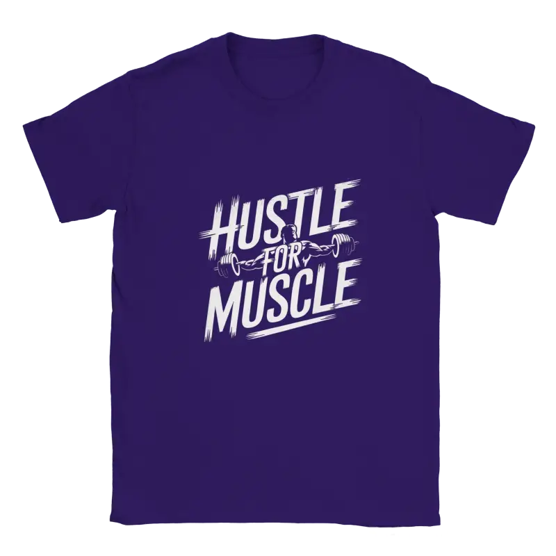 Hustle for Muscle motiviational gym Shirt - RenegadeShirts.io #