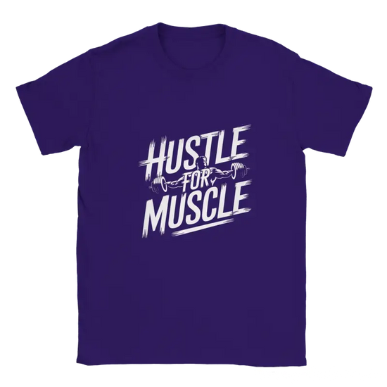 Hustle for Muscle motiviational gym Shirt - RenegadeShirts.io #