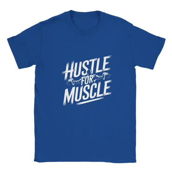 Hustle for Muscle motiviational gym Shirt - RenegadeShirts.io #