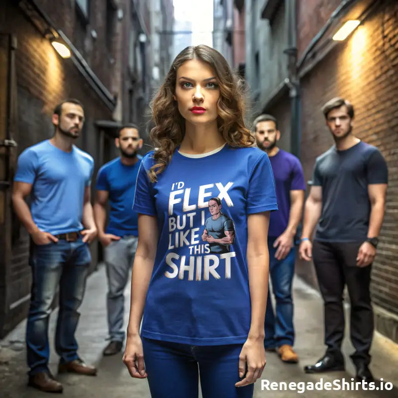 I'd Flex but I like this Shirt - RenegadeShirts.io #