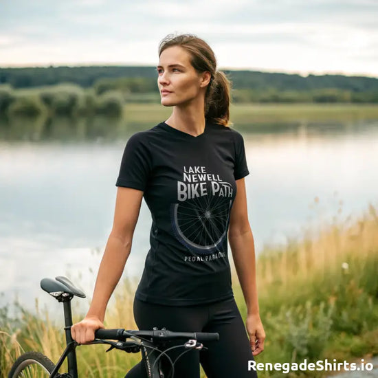 Lake Newell Bike Path Shirt - RenegadeShirts.io #