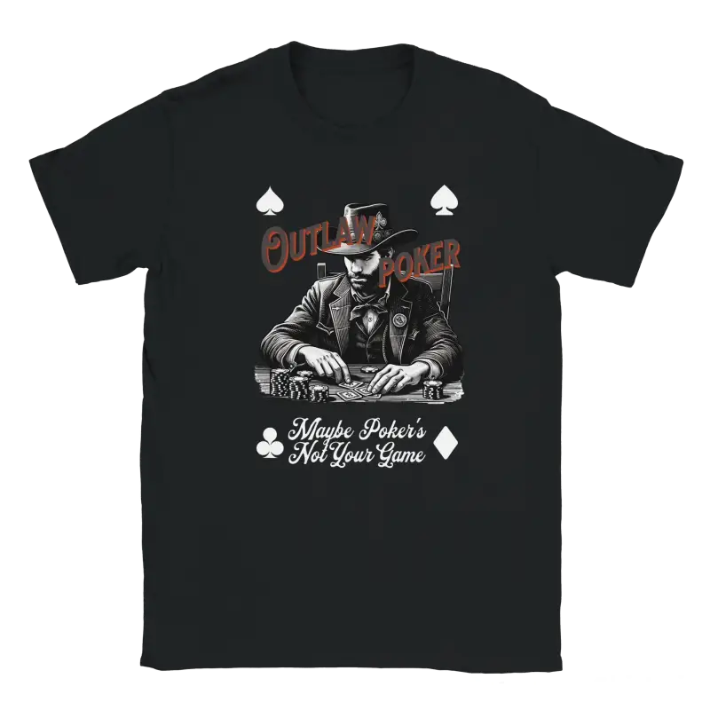 Outlaw Poker T-shirt - RenegadeShirts.io #