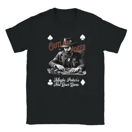 Outlaw Poker T-shirt - RenegadeShirts.io #