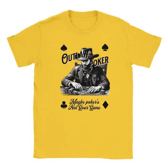 Outlaw Poker T-shirt - RenegadeShirts.io #