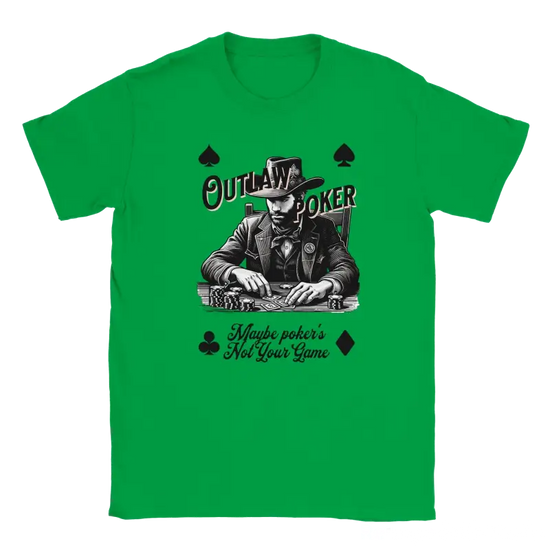 Outlaw Poker T-shirt - RenegadeShirts.io #