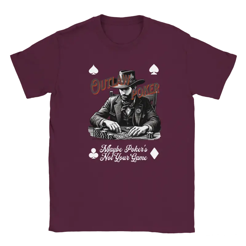 Outlaw Poker T-shirt - RenegadeShirts.io #