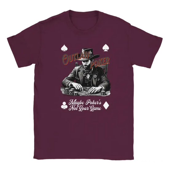 Outlaw Poker T-shirt - RenegadeShirts.io #