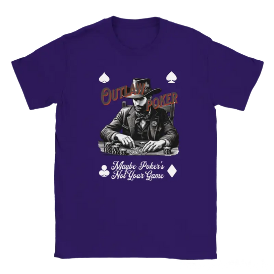 Outlaw Poker T-shirt - RenegadeShirts.io #