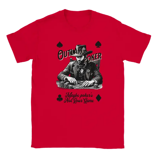 Outlaw Poker T-shirt - RenegadeShirts.io #