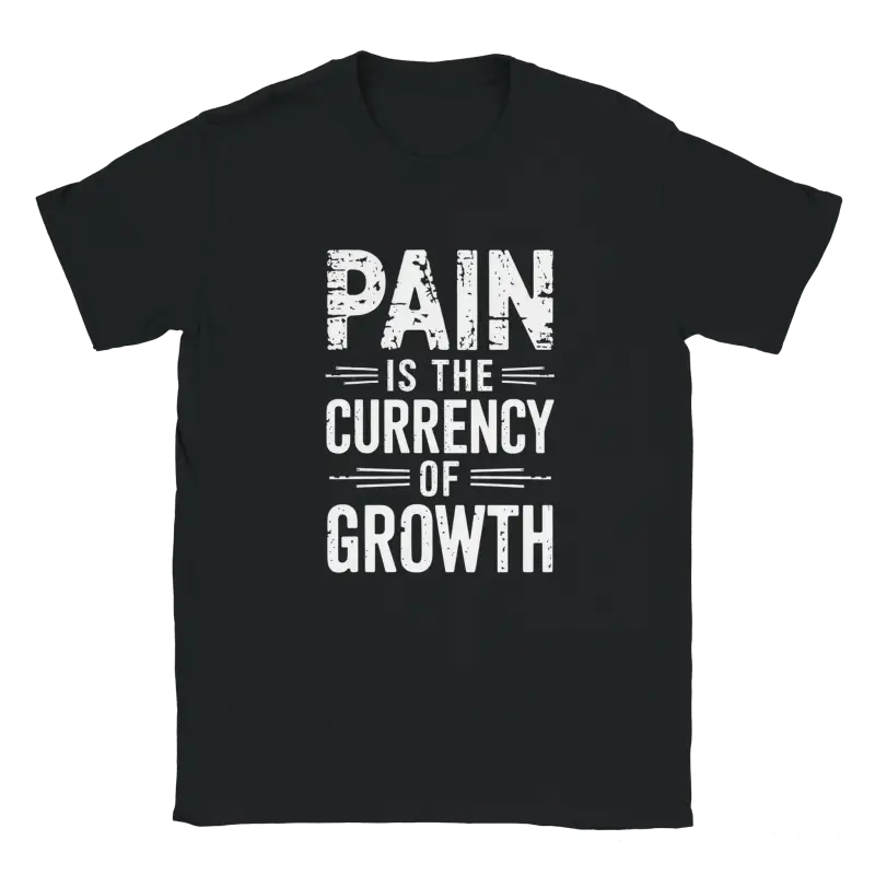 Pain is the Currency of Growth Shirt - RenegadeShirts.io #