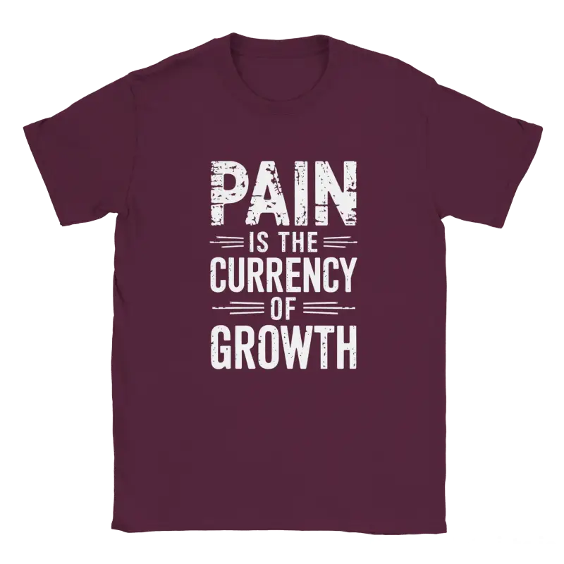 Pain is the Currency of Growth Shirt - RenegadeShirts.io #