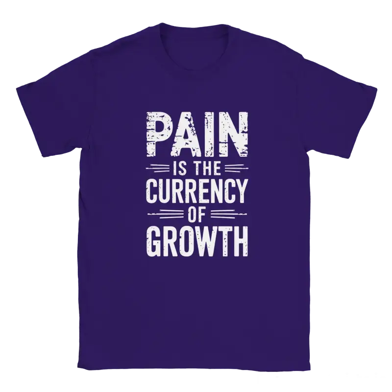 Pain is the Currency of Growth Shirt - RenegadeShirts.io #