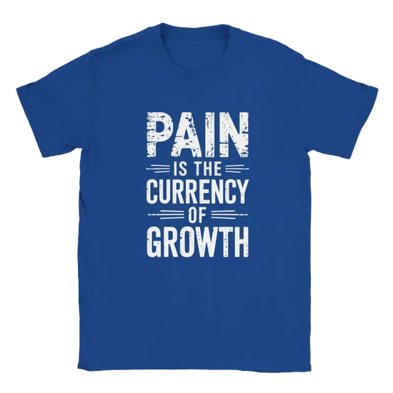 Pain is the Currency of Growth Shirt - RenegadeShirts.io #