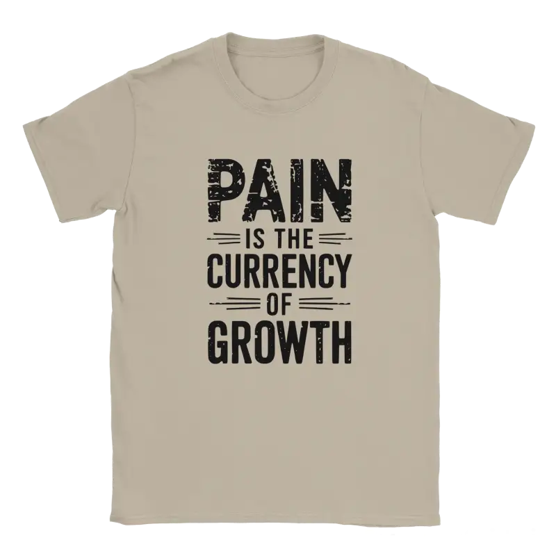 Pain is the Currency of Growth Shirt - RenegadeShirts.io #