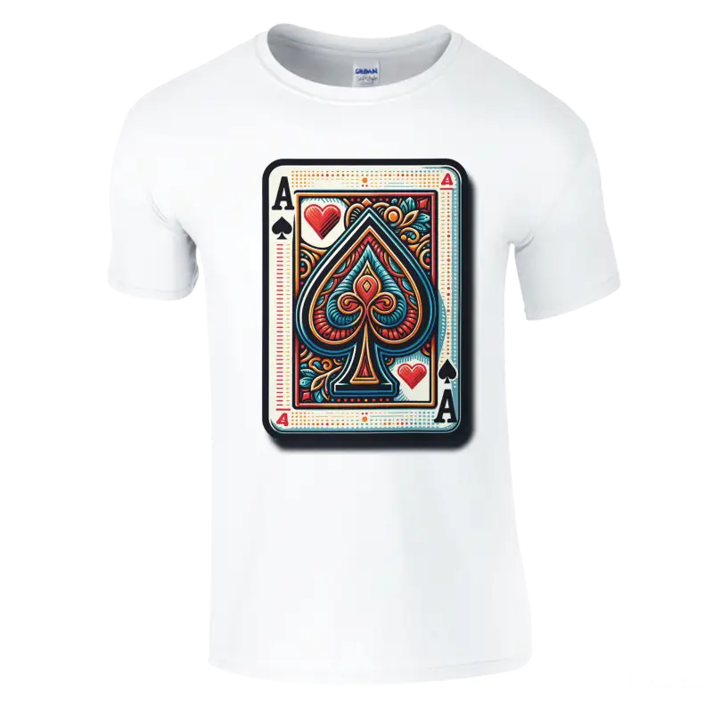 poker card - Ace of Spades T-shirt - RenegadeShirts.io #