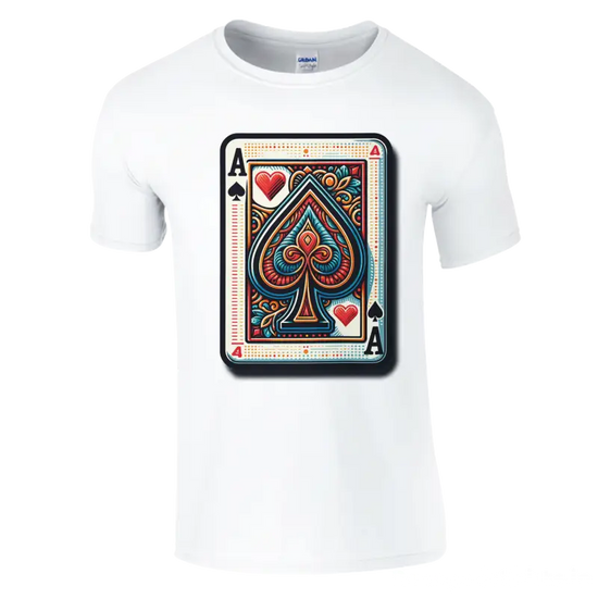 poker card - Ace of Spades T-shirt - RenegadeShirts.io #