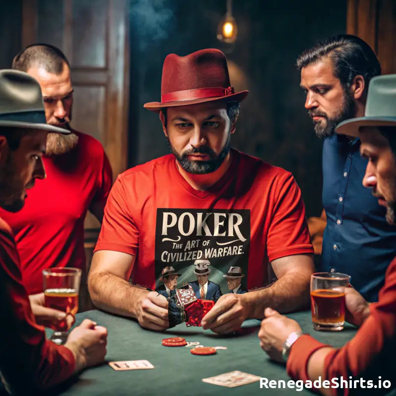 Poker the Art of Civilizded Warfare Shirt - RenegadeShirts.io #