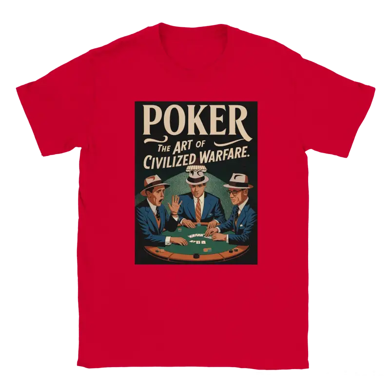 Poker the Art of Civilizded Warfare Shirt - RenegadeShirts.io #