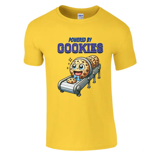 Powered by cookies t-shirt - RenegadeShirts.io #