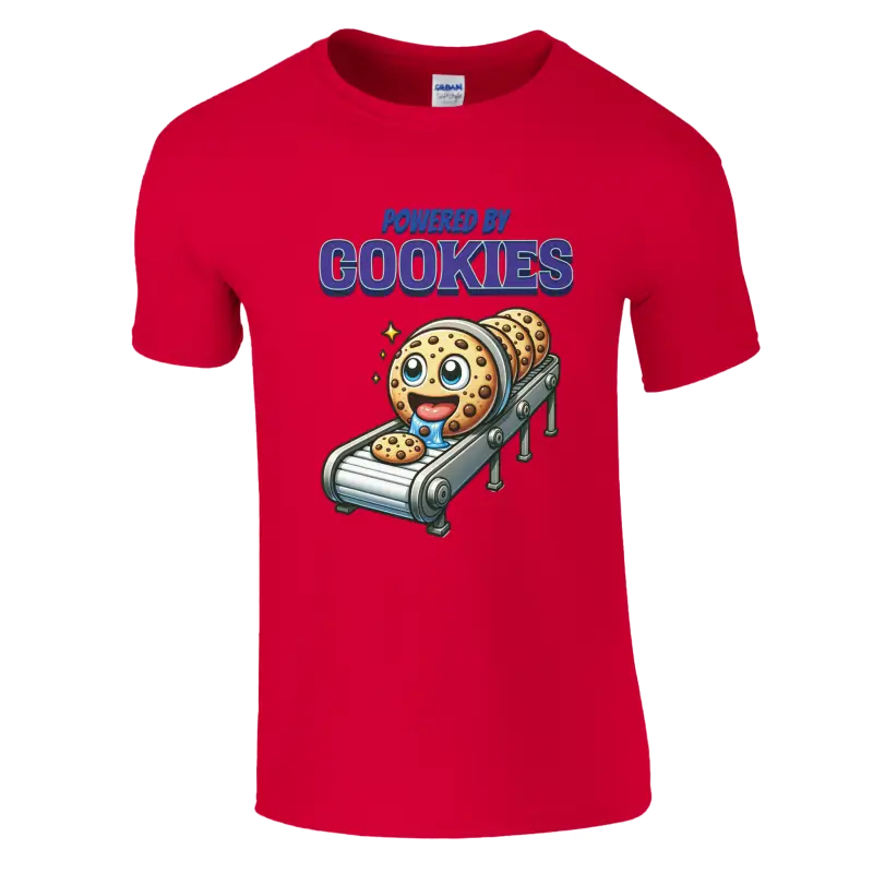 Powered by cookies t-shirt - RenegadeShirts.io #