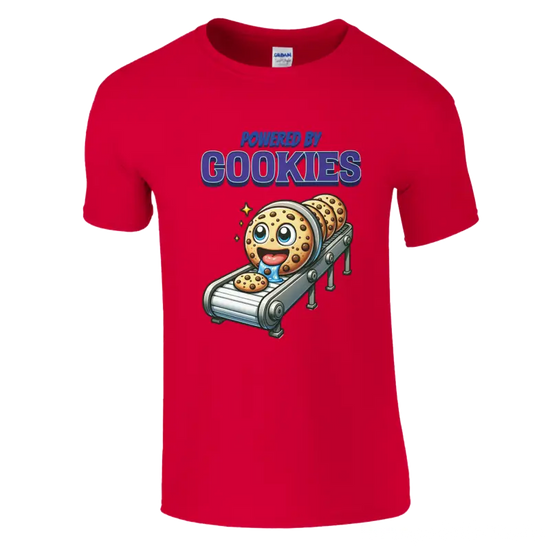 Powered by cookies t-shirt - RenegadeShirts.io #