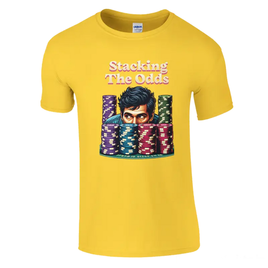 Stacking the odds poker t-shirt - RenegadeShirts.io #