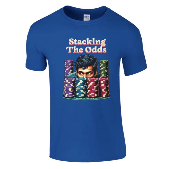 Stacking the odds poker t-shirt - RenegadeShirts.io #