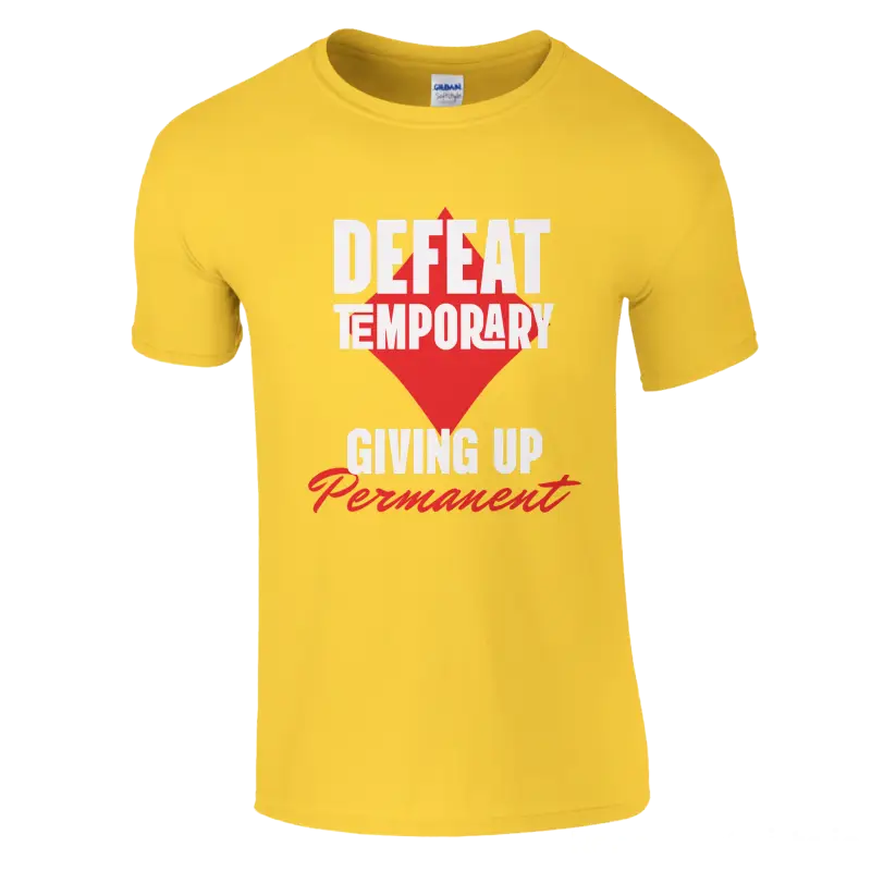 Temporary Defeat T-shirt - RenegadeShirts.io #