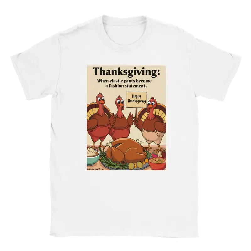 Thanksgiving: when elastic pants become a fashion statement Shirt - RenegadeShirts.io #