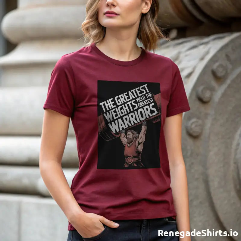 The Greatest Weights Yield the Greatest Warriors Shirt - RenegadeShirts.io #