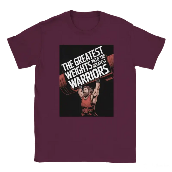 The Greatest Weights Yield the Greatest Warriors Shirt - RenegadeShirts.io #