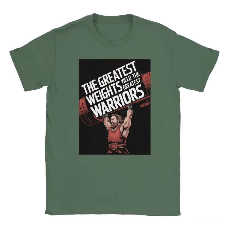 The Greatest Weights Yield the Greatest Warriors Shirt - RenegadeShirts.io #