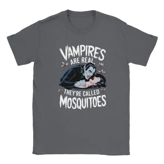 Vampires are real they're called Mosquitoes Tshirt - RenegadeShirts.io #