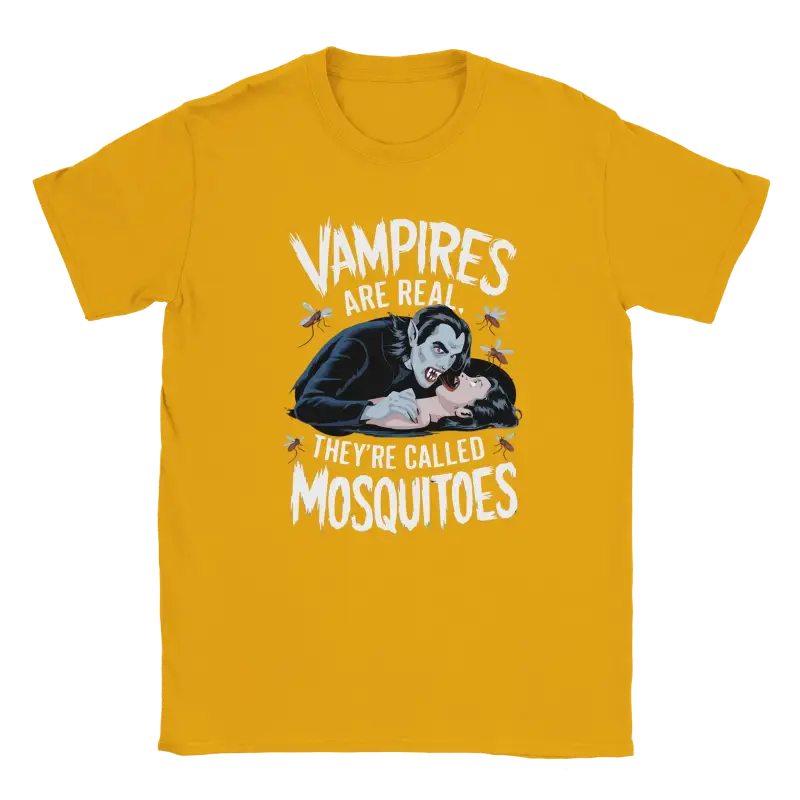 Vampires are real they're called Mosquitoes Tshirt - RenegadeShirts.io #